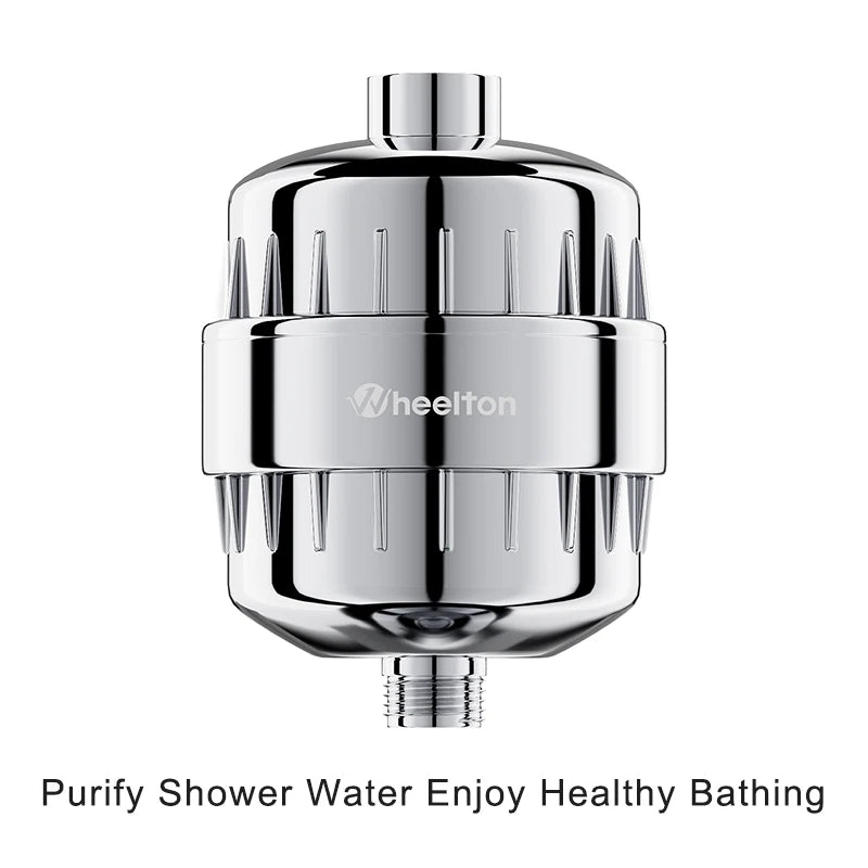 Wheelton Bath Shower Filter(WHT-303-3E) Softener Chlorine & Heavy Metal Removal Water Filter Purifier For Health Bathing.