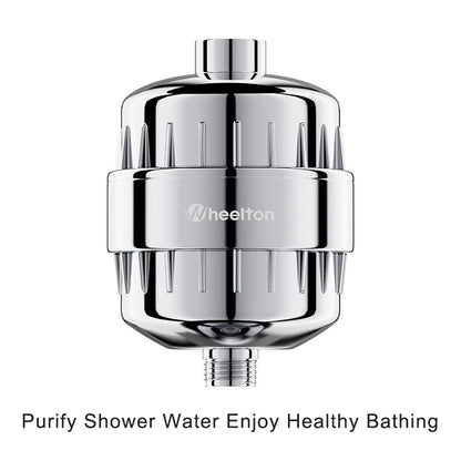 Wheelton Bath Shower Filter(WHT-303-3E) Softener Chlorine & Heavy Metal Removal Water Filter Purifier For Health Bathing.