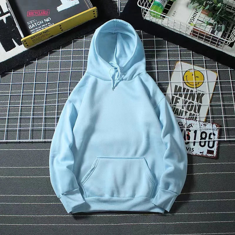 Blank Fleece Fashion Hoodies Männer Pull Over Großhandel Kapuzenpullover Unisex Günstiger fester Hoodie in großen Mengen Sudaderas Con Capucha.