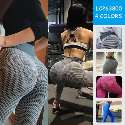 Mode Tik-Tok Damen hoch taillierte enge Sport Workout Butt Lift Yoga hosen Tik Tok Fitness benutzer definierte Leggings für Frauen.