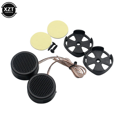 500W Loud Speaker 1Pair Universal High Efficiency Mini Dome Tweeter Loudspeaker Super Power Audio Sound for car.