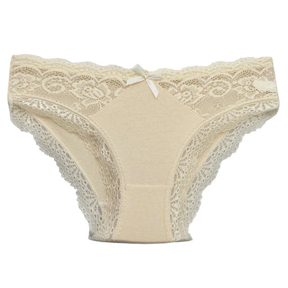 Cotton Briefs Lady 5 PCS/SET Lace Panty Underpants Seamless Panties For Women Lingerie.
