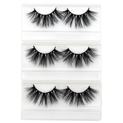 Visofree Eyelashes 3D Mink Eyelashes Long Lasting Mink Lashes Natural Dramatic Volume Eyelashes Extension False Eyelashes D08