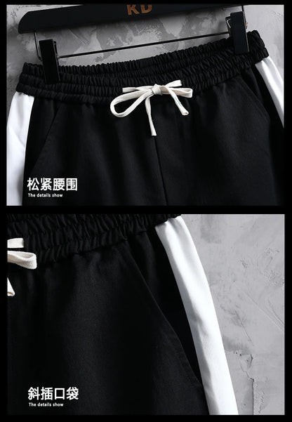 2025 Spring Casual Jackets Sportswear+Pants Men's Sets Korean Style 2 Piece Sets Men Streetwear Fitness Male Tracksuit.