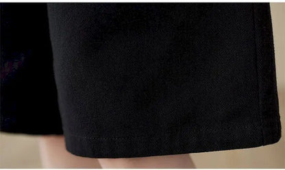 Denim Jumpsuits for Women Vintage Korean Style One Piece Outfit Casual Loose Rompers Wide Leg Jeans Summer New Women Clothing.