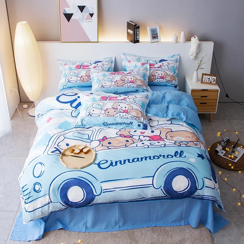 Sanrio Cinnamorolls Animation Derivatives Bedding Sets Australia /Europe/USA Full Queen King Size Quilt Duvet Cover.
