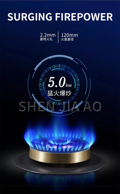 JYZ/T-733-PCB Gas Stove Three Eyes Stove Household Desk Embedded Dual-use Double Stove Natural Gas Liquefied Gas Stove.