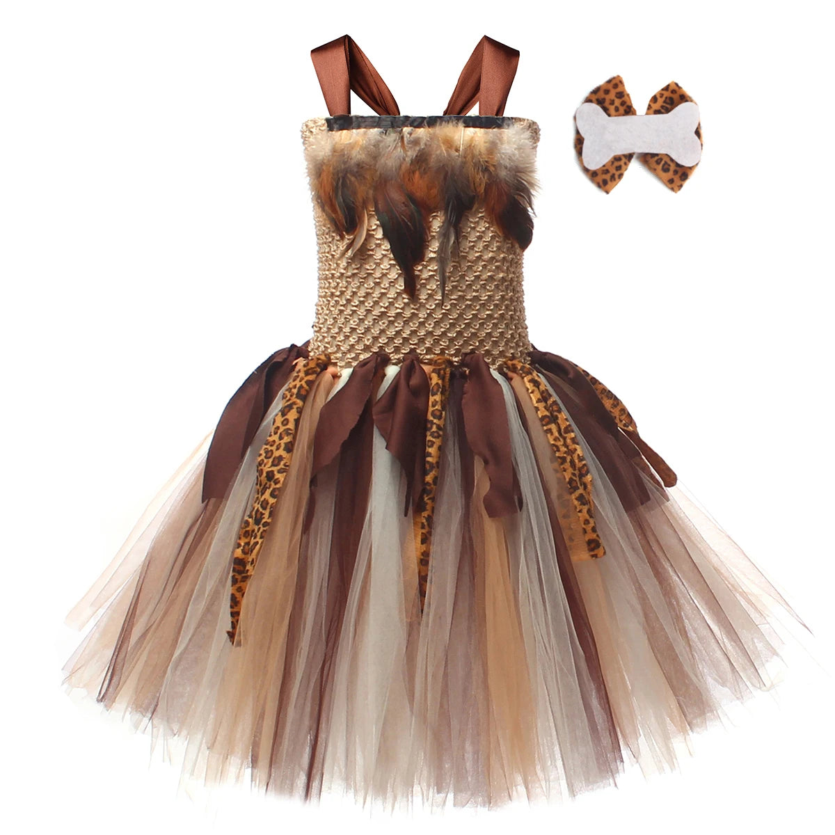 Höhlenmädchen-Kostüm für Kinder, Halloween-Tutu-Kleid, wilder Mann, Baby, Cosplay, Geburtstag, Dschungel, Karneval, Party, Kleider, ausgefallenes Tutus-Outfit.