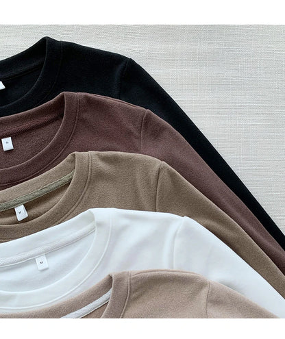 Winter Frauen Pullover T Shirt Frauen Oversize T-Shirt Frau Kleidung Weibliche T Tops Pullover Langarm Rohr Gestrickte T-shirt Top