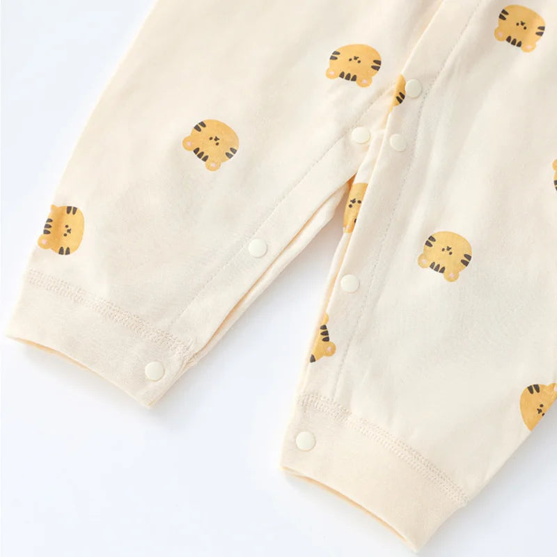 Baby Herbst Kleidung Cartoon Bär Gedruckt Strampler für Jungen Mädchen Neugeborenen Einteiliges Kleidung Baumwolle Kleinkind Body Infant Kostüm.