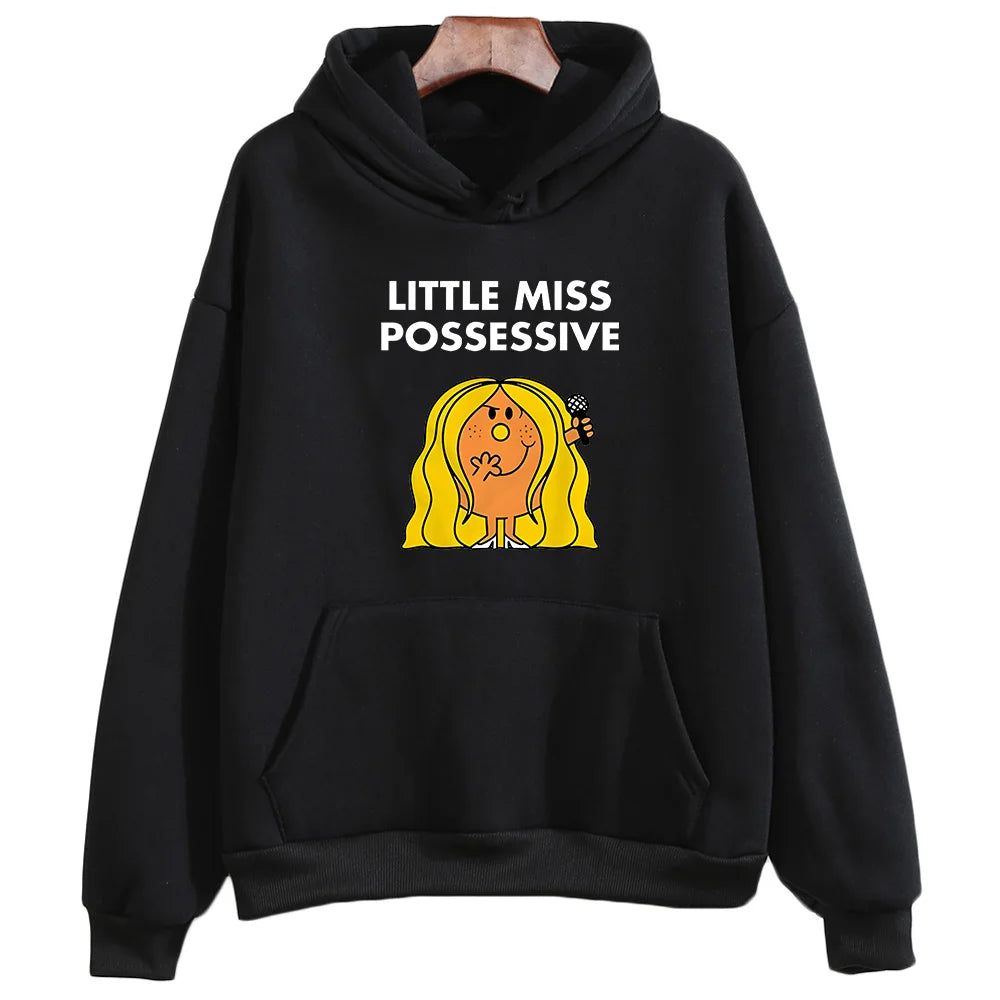 Tate McRae Little Miss™ Possessive Hoodies Tate Mcrae World Tour Hoody Merch Fan Gift Unisex Pullover Tops Streetwear Unisex Top.