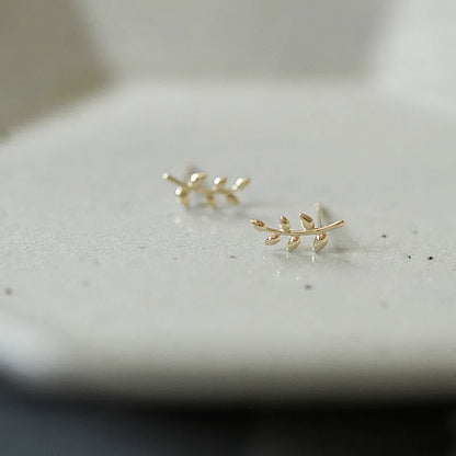 silver-plate Gold Color Mini Small Butterfly Heart Stud Earring For Women Cartilage Helix Tragus Ear Piercing Jewelry Gift