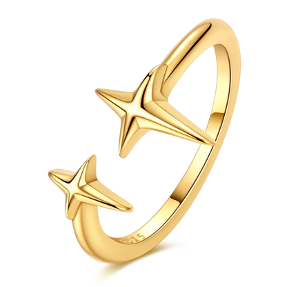 925 Sterling Silver Rings Gold Color Sparking Popular LOVE Wedding Ring Certified Women Engagement Jewelry Anniversary Gifts