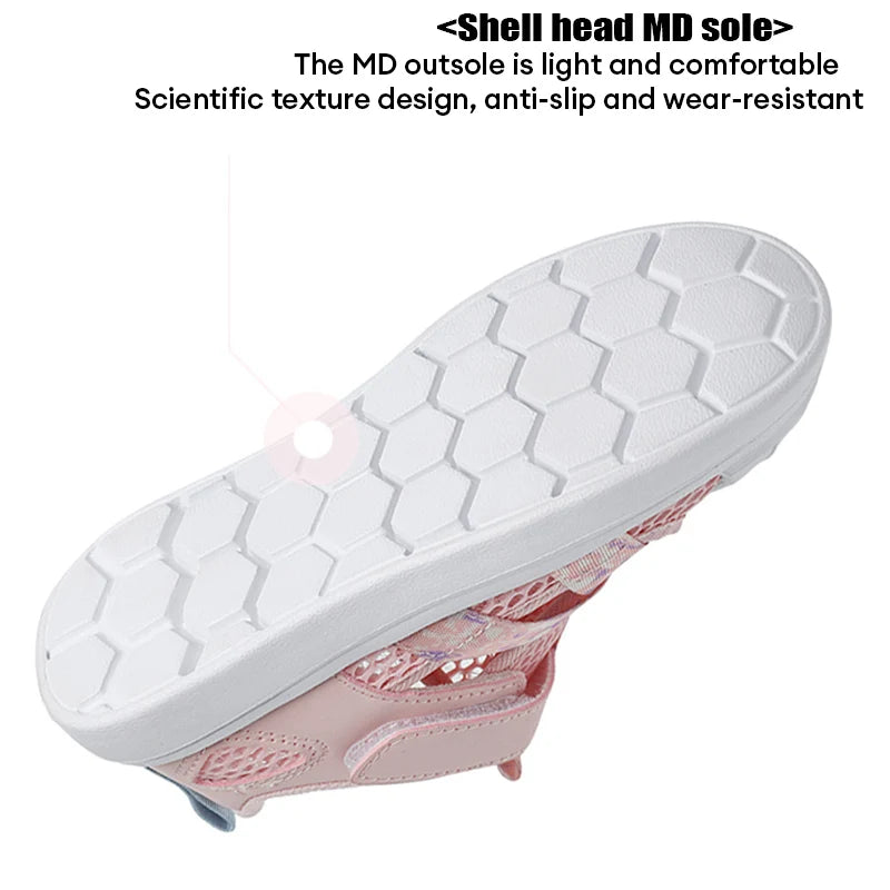 Summer Breathable Kids Sandals Boy and Girl Fashion Sneakers Lightweight Non Slip Walking Shoes Comfortable Sport Shoes.