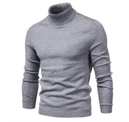 New Winter Men's Turtleneck Thick Sweaters Casual Turtle Neck Solid Color Quality Warm Slim Turtleneck Sweaters Men Pullovers To.