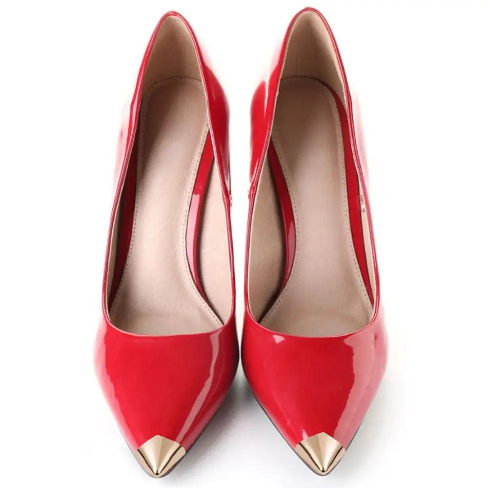 1 Pairs Metal High Heels Tip Cap Women Shoe Pointed Protector Elegant Shoe Repair Accessories Anti Wear Shoe Clips for Ladies.