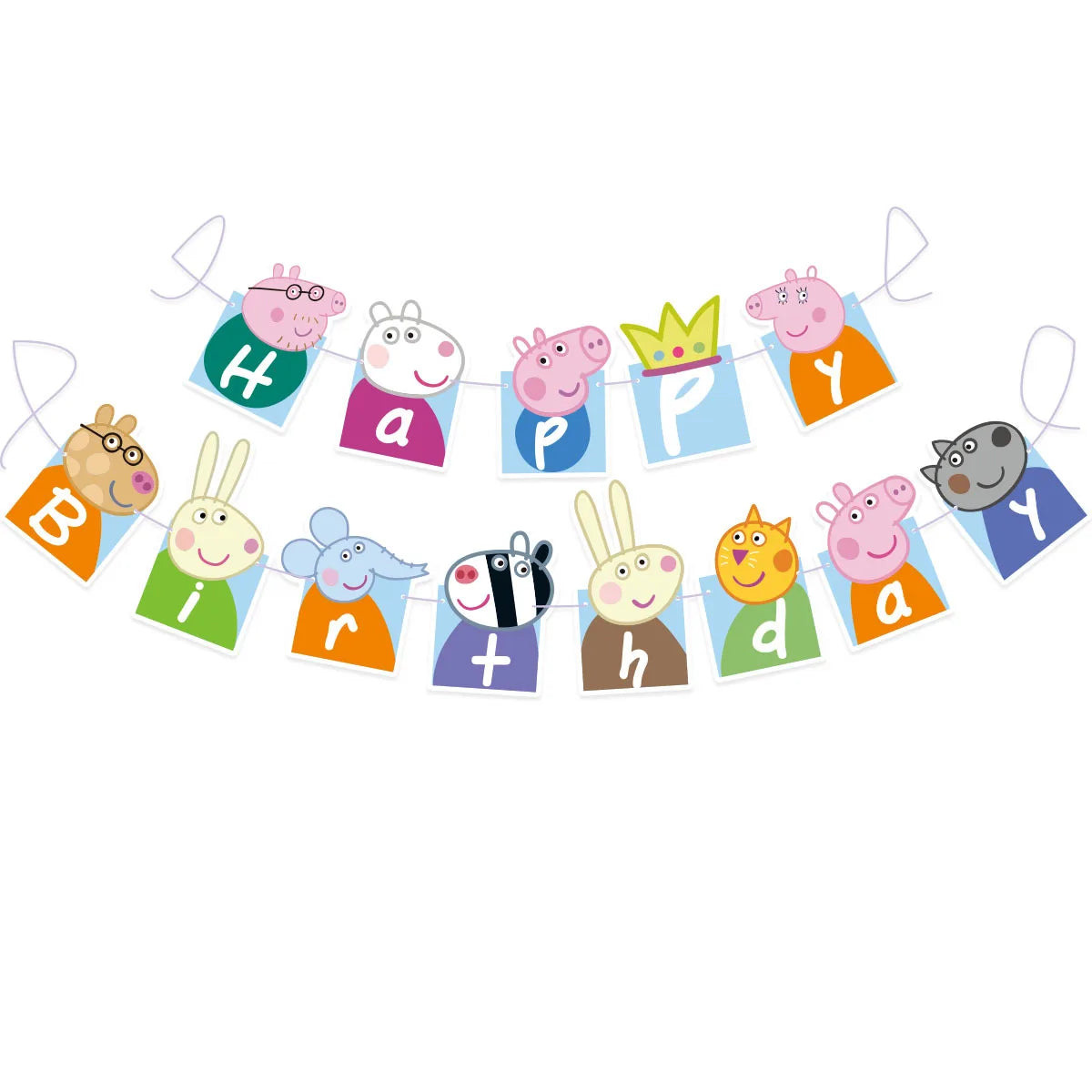 Cartoon Peppaed Schweine Geburtstag Party Dekoration George Seite Pappteller Einweg Geschirr Ballon Für Kind Event Liefert.