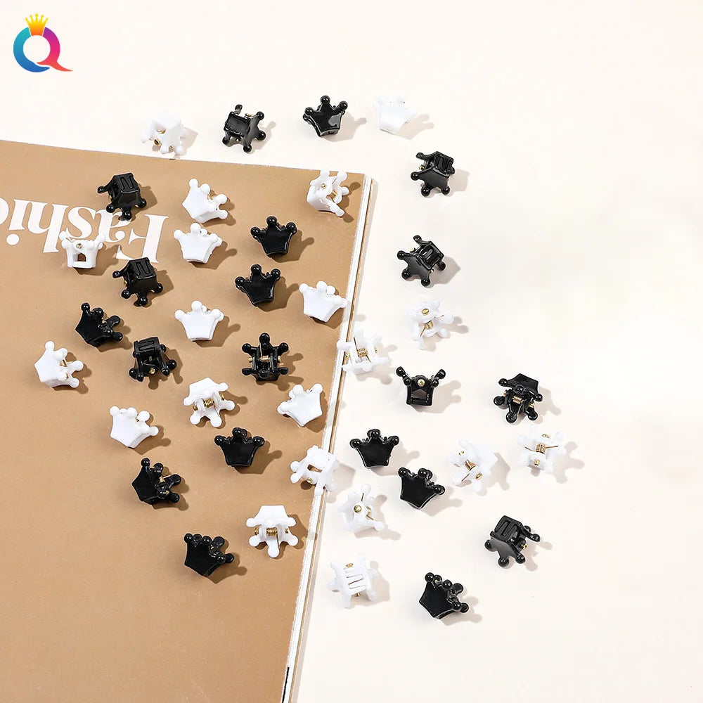 50Pcs Flower Hair Clips Multi color Mini Cute Hair Styling Accessories for Girls and Women Birthday Gifts,10 Colors at Least