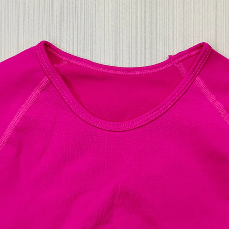 2/3/4Pcs Women's Tracksuit Seamless Yoga Set Leggings Sports Suit for Fitness Long Sleeve Top Gym Clothing Workout Sportswear.