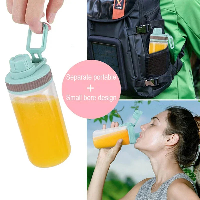 Portable Electric Fruit Juicer Wireless USB Rechargeable 6 Blades Mini Mixer Multifunction Summer Smoothie Blender Machine.