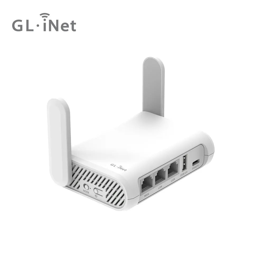 GL.iNet GL-SFT1200 (Opal) Secure Travel WiFi - AC1200 Dual Band Gigabit Ethernet Wireless Internet Router.
