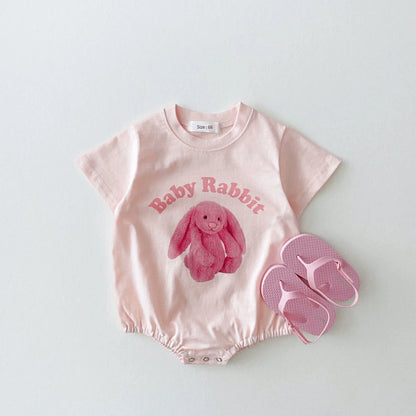 Neugeborenen Baby Mädchen Nette Tier Kurzen Ärmeln Overall Dünne Bequeme Baumwolle Body Ein Stück Jungen Sommer Outfits Kleidung.