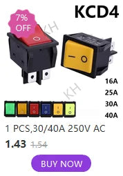 1 Stück Ein/Aus SPST runder wasserdichter LED-Wippschalter für Boote, 12 V, 220 V, Ein-/Aus-Schalter, Ein-/Ausschalten von тумpligр Lire.