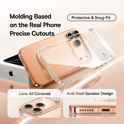 Baseus Clear TPU Case for iPhone 17 16 15 14 13 12 11 Pro Max Plus Air Soft Transparent Phone Cover Soft Thin Protective Case.