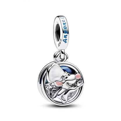 100% 925 sterling silver Disney 100th anniversary charm beads suitable for original DlY bracelet, women's fashion gift