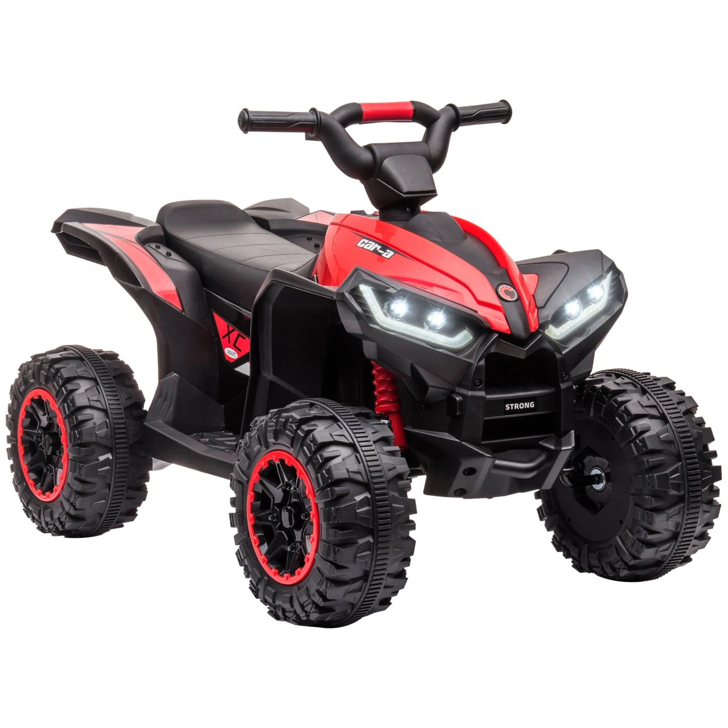 HOMCOM Electric Quad for kids 3-5 years 12V with 2 motor headlights Horn.