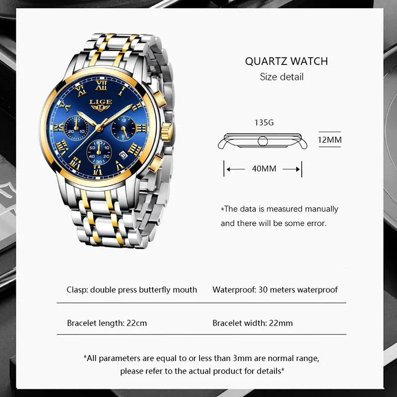 LIGE 2024 New Fashion Women Watches Ladies Top Brand Luxury Creative Steel Women Bracelet Watches Female Quartz Waterproof Watch.