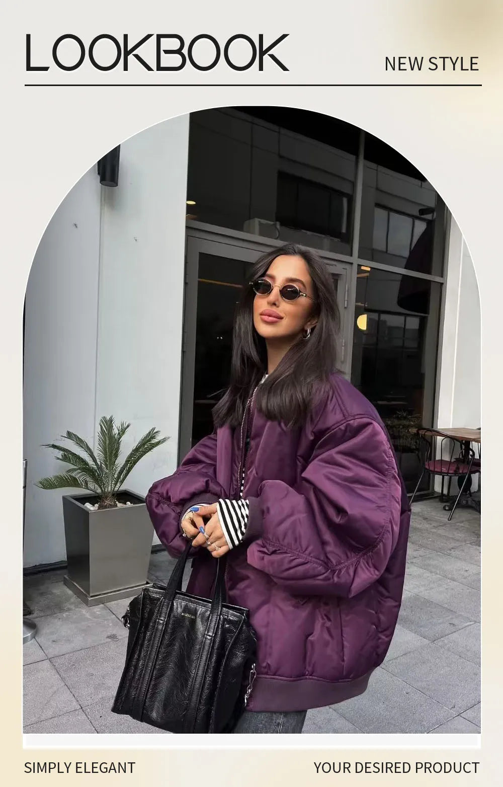 UNIZERA2023 Herbst und Winter Neue frauen Mode Stil Stehkragen Solide Lose Fit Flieger Jacke Baumwolle Mantel.