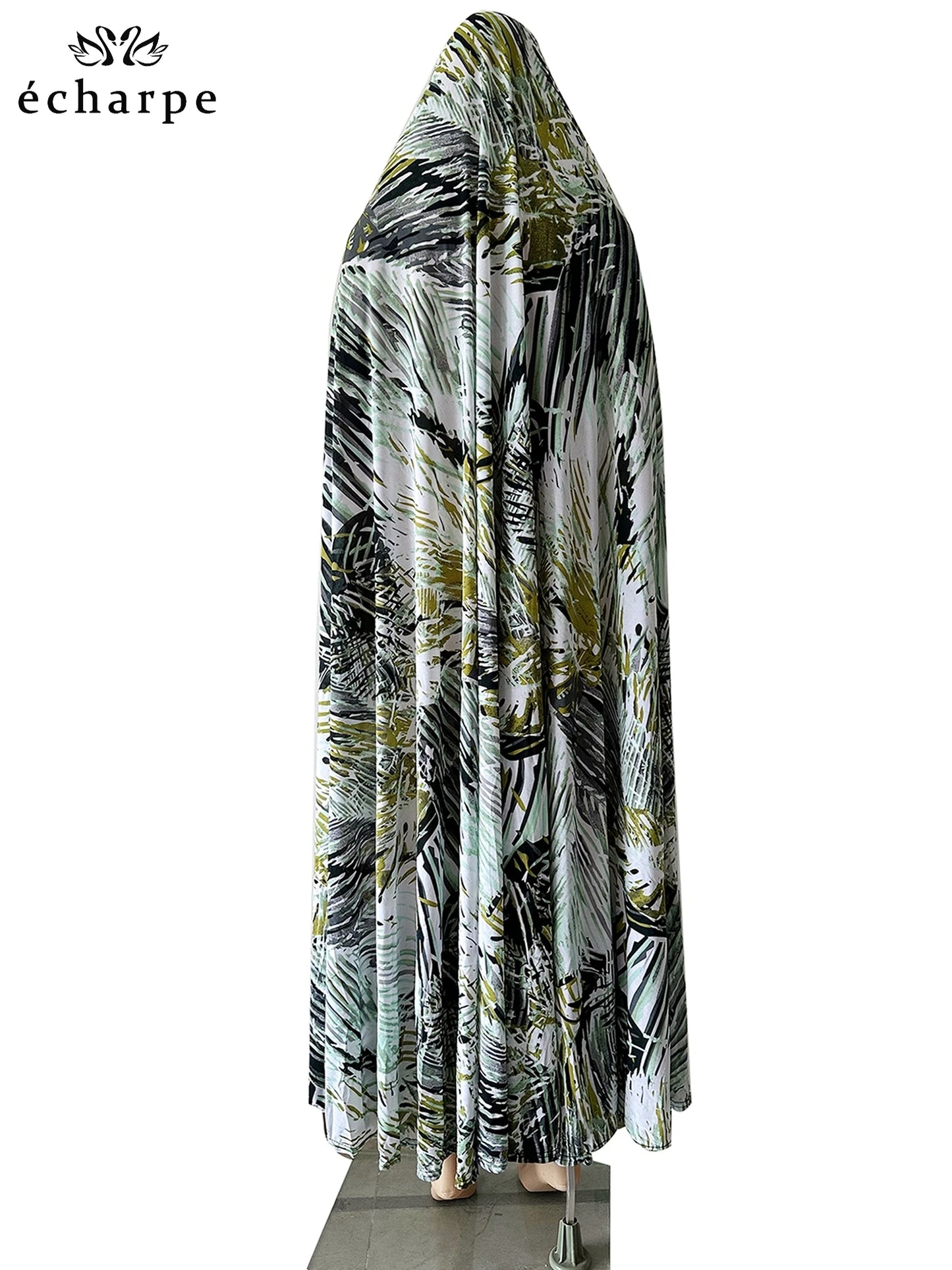 6XL Ramadan Muslim Pullover Sleeveless Dress Women Prayer Garment Arab Jibab Dubai Abaya Islamic Femmel Khimar Worship Robe.