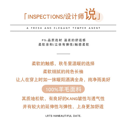 Herbst und Winter Kaschmirpullover Damen Rundhalspullover lässig gestrickt Top Damen kurze Unterwolle Mode 18 Farben.