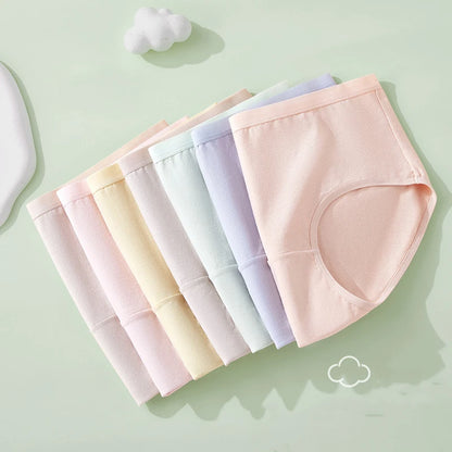 7Pcs Cotton Women's Panties Breathable Underwear Seamless Girls Briefs Solid Panty Soft Underpants Sexy Low-Rise Female Lingerie.