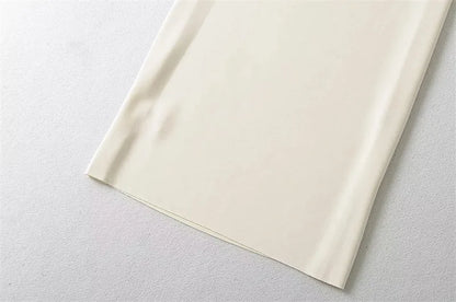 Women Sleek Stretch Knotted Top Fuchsia SLEEVELESS WITH BOAT NECK  ONE-SHOULDER TIE