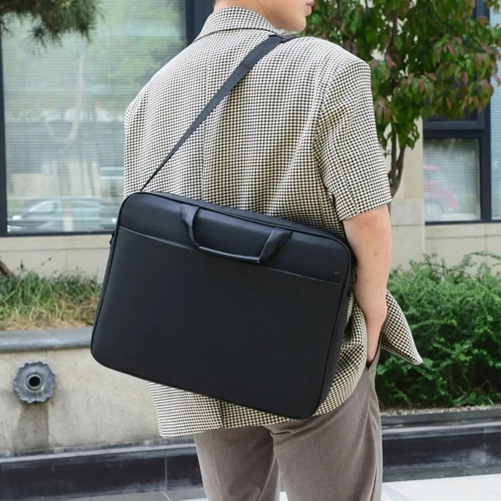 Large Capacity Laptop Bag Shockproof Protective Laptop Case 15.6 17 inch Strap Carrying for Lenovo/HP/Dell/Asus/Samsung.
