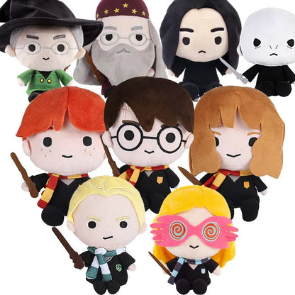 20/25cm Harry Potter Plush Toy Scarf Ron Movie TV Character Doll Soft Filling Stuffed Figure Collectible Gift Set.