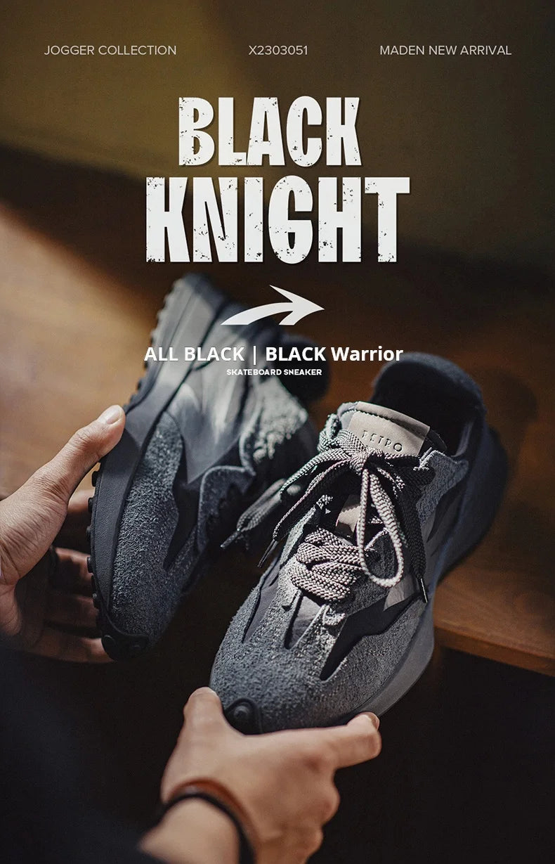 Maden Frühling Vintage Dickbesohlte Patchwork Schwarze Sneakers Lässige atmungsaktive Joggingschuhe Low-Top-Schnürschuhe Sportliche Sommerschuhe.