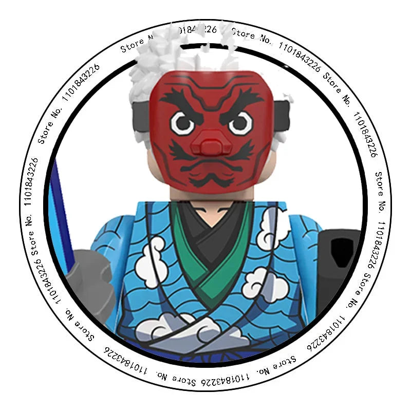 2025 Hot Toys WM6116 WM6138 Demon Slayer Blade Building Blocks Mini Action Figure Accessories Halloween Christmas Gifts for Kids