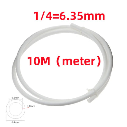 1/5/10/20meter Food Grade 1/4" 3/8" PE OD NSF Certified Tubing for Reverse Osmosis De-ionized Water Purifier Filtration Systems