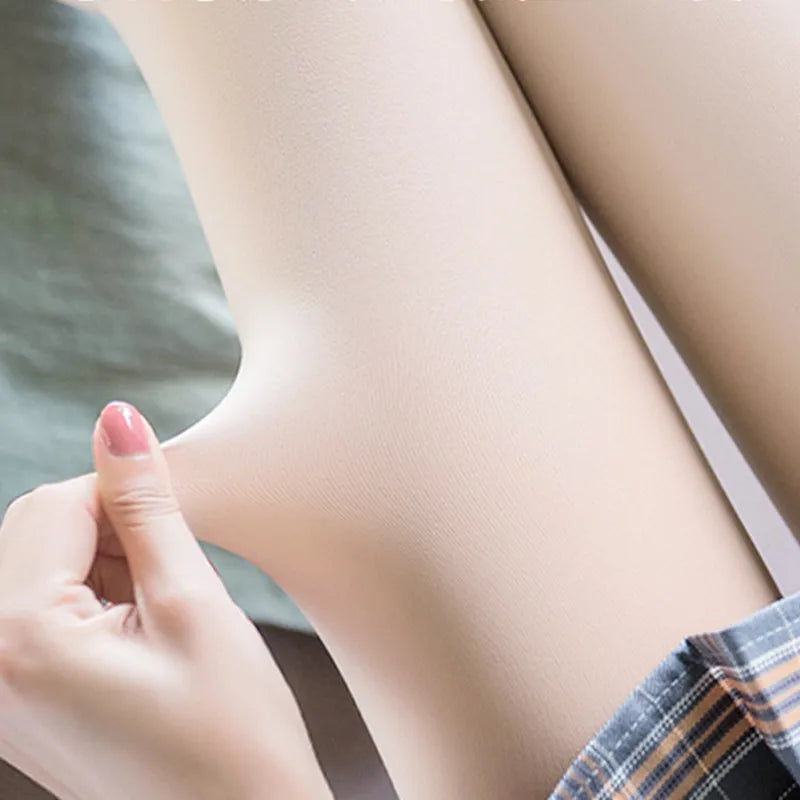 DOIAESKV New Women Pantyhose Plus Size 120D Warm Autumn Winter Tight High Waist Female Stretchy Slim Skinny Velvet Stocking