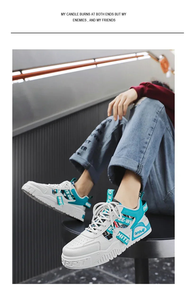 New Skateboard Mens Shoes Summer Sneakers Leather Casual Fashion Outdoor Running Sports Hiking Tennis Platform Designer Luxury.