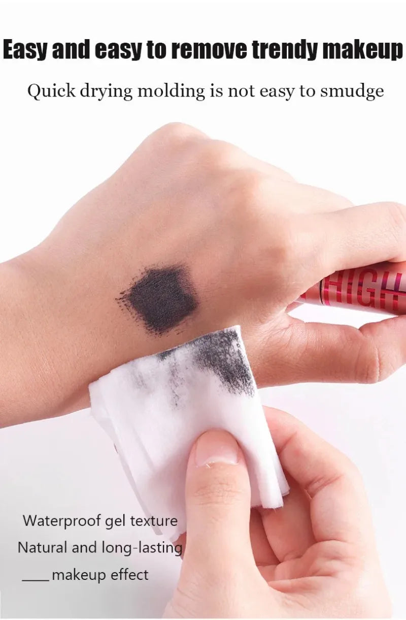 4D Silk Fiber Lash Mascara Lengthening Thick Curling Waterproof Mascara No Fading 24h Lasting Eye Lashes Brush Enhance Eyelashes.