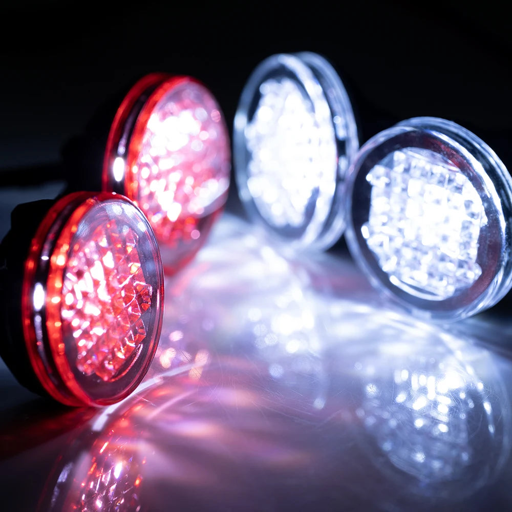 AXSPEED 1Set LED Lights Headlights Spotlight for TRX-4 TRX-6 Axial SCX10 90046 Wraith 1/10 RC Car Decoration Parts Accessories.