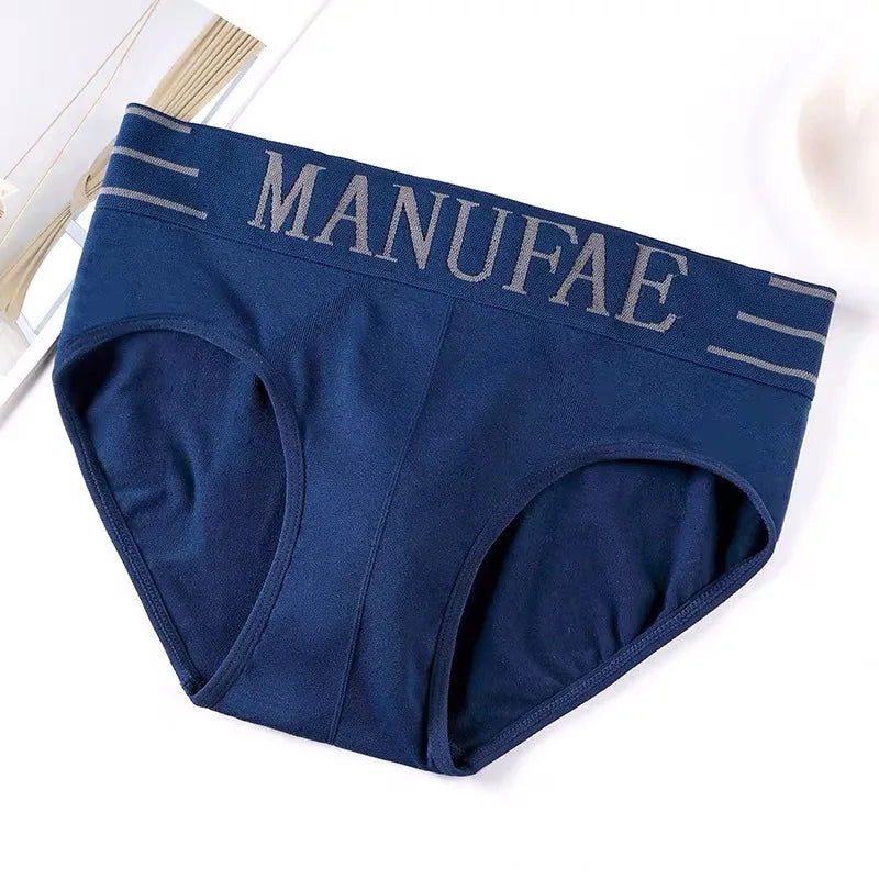 4pcs Mens Sexy Briefs Teenager Sport Underwears Plus Size Fat Men's Underpant Panties Students Breathable Fashion Casual Panties.