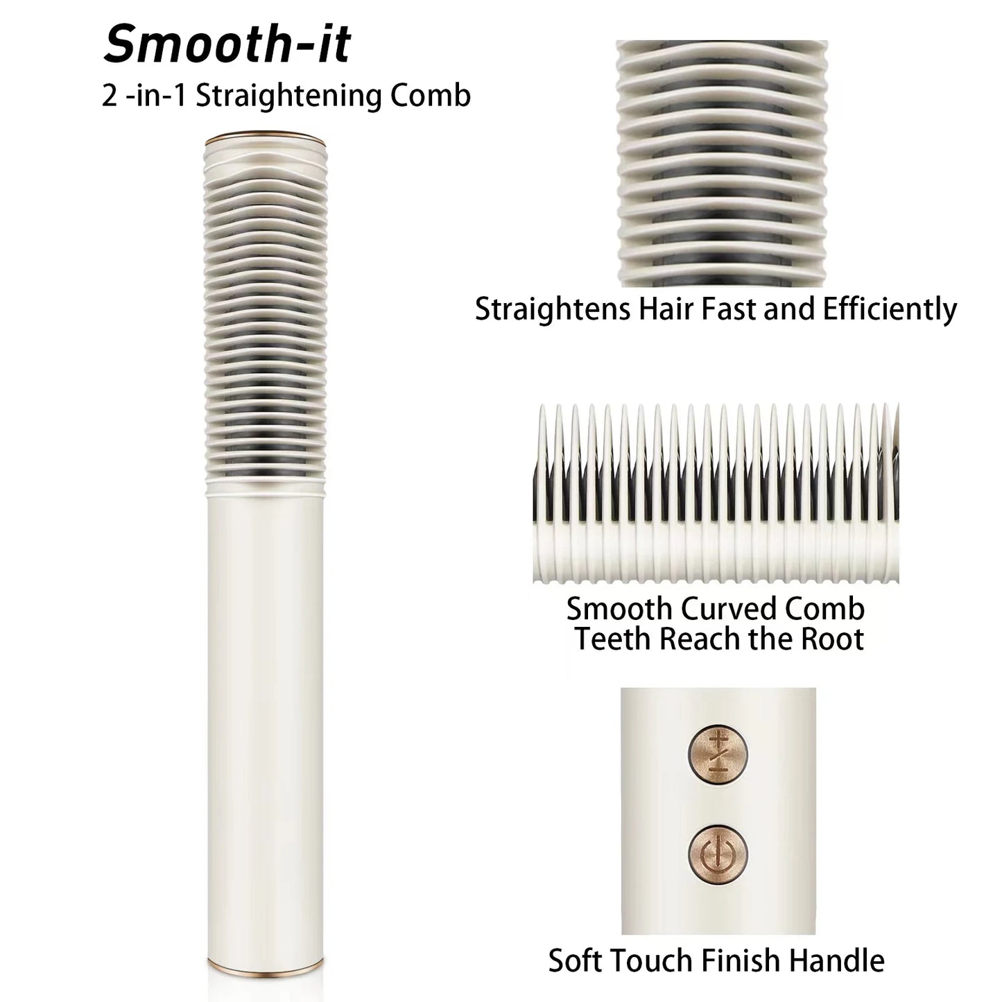 Electric Curling Stick Women's Chicken Rolls Water Ripple Lazy Straight Hair Comb Fan Small Splint Straight Curling Dual-use.