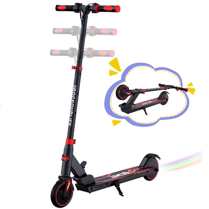 RCB Electric Scooter for Kids Ages 6-8-12, R15 Kids Electric Scooter, 20 KM/H Top Speed, 16KM Range, 3 Heights Adjustable, Gifts.