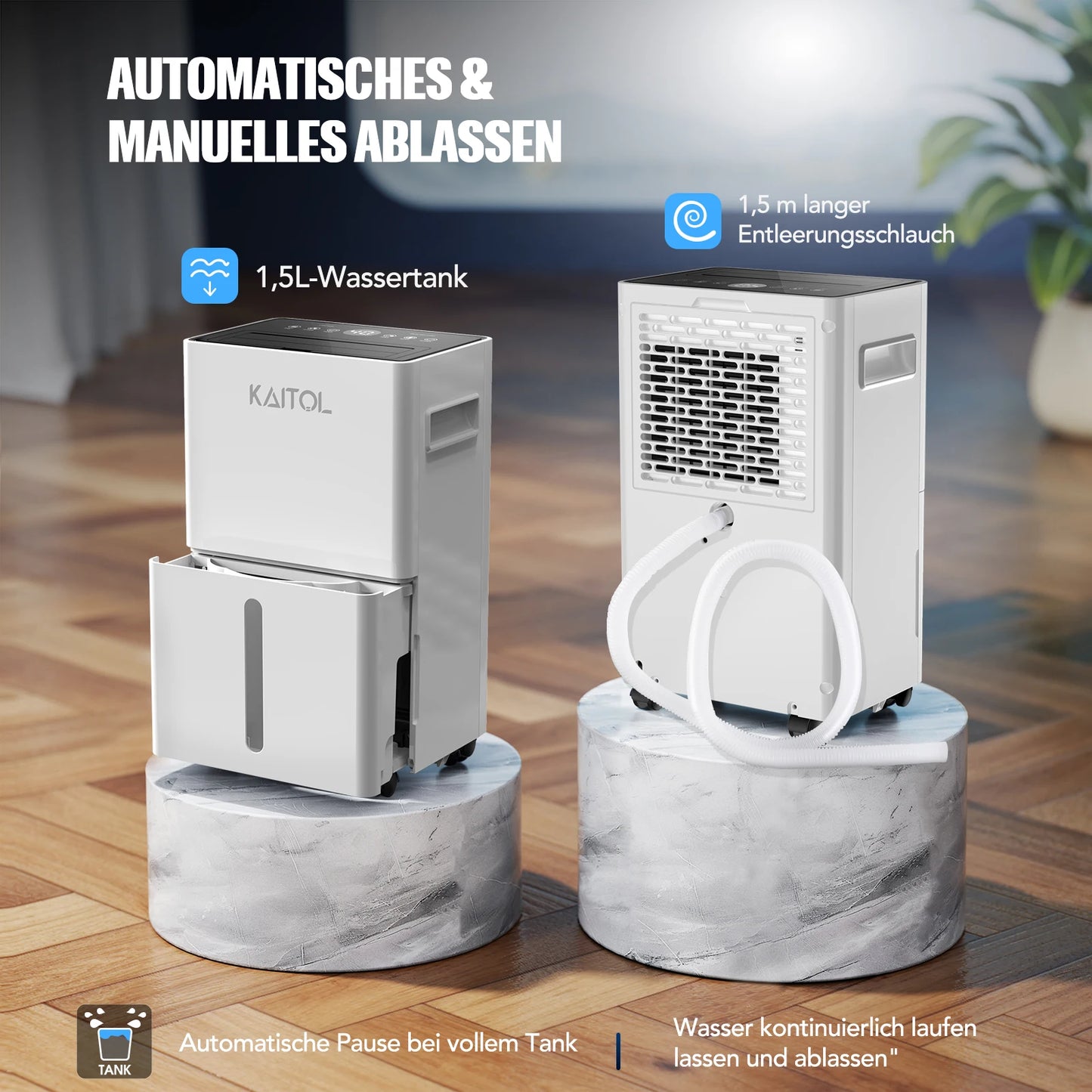 Anion purification dehumidifier home bedroom Silent automatic defrost basement clothes drying LED touch screen deshumidificador.