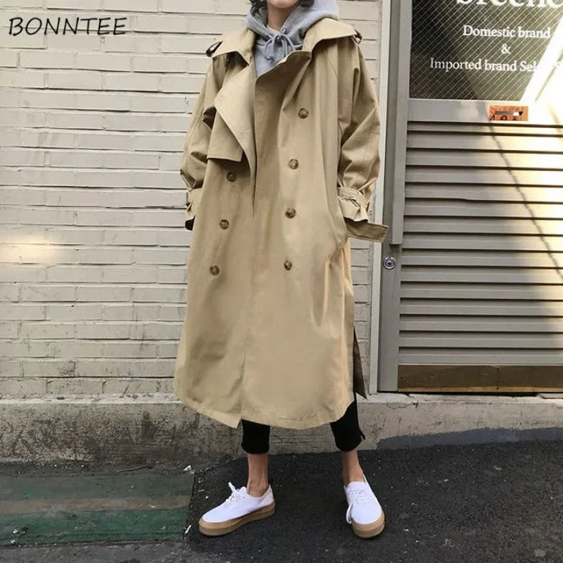 Graben Frauen Freund Herbst Koreanische Feste Weibliche Lange Stil Student Ins Alle-spiel Heißer Verkauf Neue Ankunft Harajuku Unisex outwear.